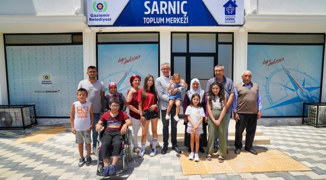 Gaziemir Belediyesi, Sarnıç Toplum Merkezi'ni yaşama geçiriyor