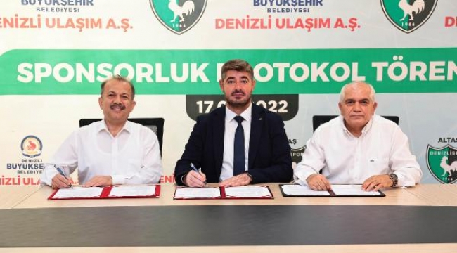 Denizli Büyükşehir'den Denizlispor'a dev destek 