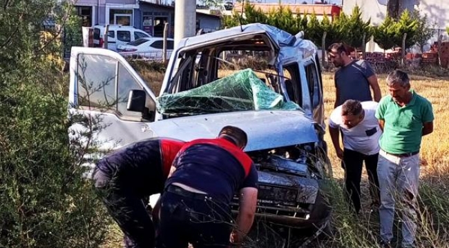 Gelibolu'da trafik kazası; 1 kişi yaşamını yitirdi