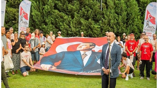 Zafer Yolu kafilesi tarihi yürüyüş için yola çıktı