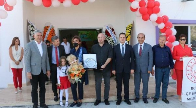 Bodrum'da hayırsever tarafından yaptırılan okul hizmete açıldı