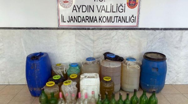 Aydın'da 300 litre sahte şarap ele geçirildi