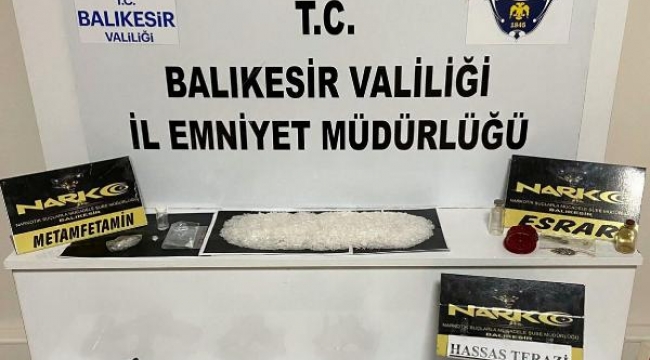 Balıkesir'de uyuşturucu operasyonu: 13 gözaltı