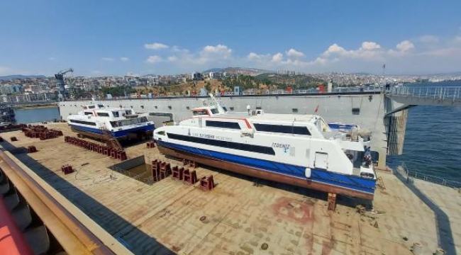 İzmir'in gemileri bakım ve onarım için artık İstanbul'a gitmiyor