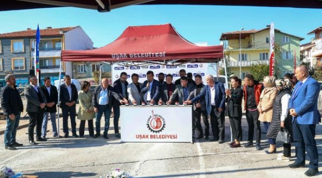 Uşak'ta 7 bin metrekarelik projenin temeli atıldı