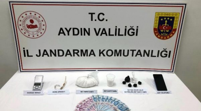 Kuşadası'nda 535 gram metamfetamin ele geçirildi