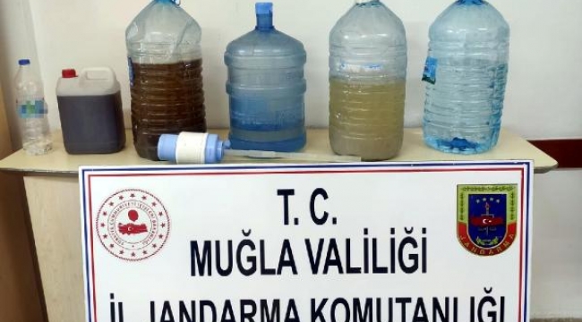 Muğla'da sahte içki operasyonu: 1 gözaltı