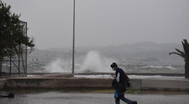 İzmir için 'fırtına' uyarısı