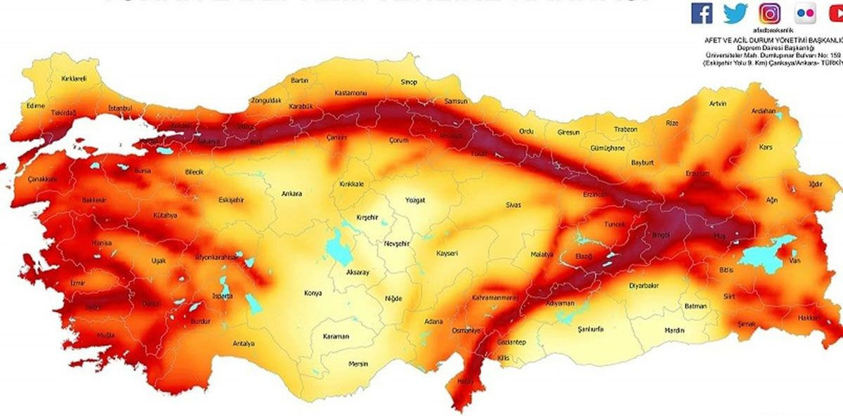 22 il, 110 ilçe diri fay üzerinde! Biri de İzmir