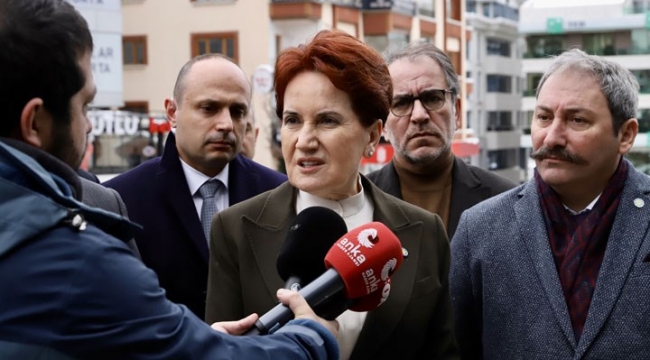 Akşener, deprem bölgesinde açıklama yaptı: Askerler sahada yoktu