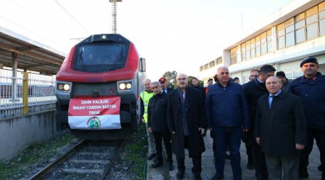 İzmir'den depremzedelere soba, ısıtıcı, giysi, battaniye ve kömür