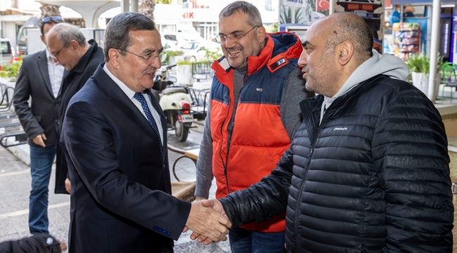 Başkan Batur'dan Gıda Çarşısı esnafına destekleri için teşekkür