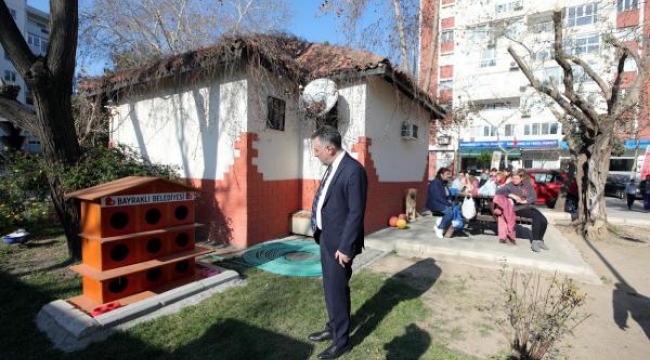 Bayraklı Belediyesi ilçedeki kedi evlerinin sayısını 20'ye çıkardı