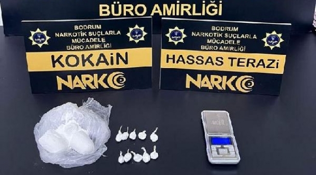 Bodrum'da uyuşturucu baskını: 1 tutuklama