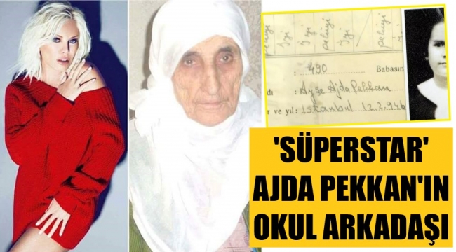 Ajda Pekkan ve ilkokul arkadaşı!