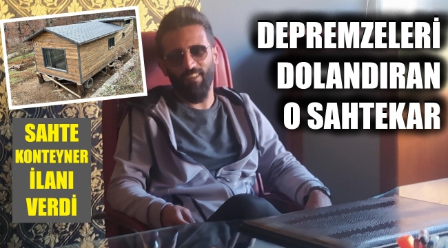 Sahte konteyner ilanlarıyla depremzede dolandırıcılığına tutuklama