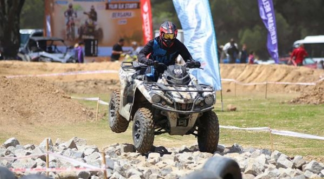 Bergama'da enduro rüzgarı esti