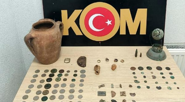 Çanakkale'de tarihi eser kaçakçılığı operasyonu