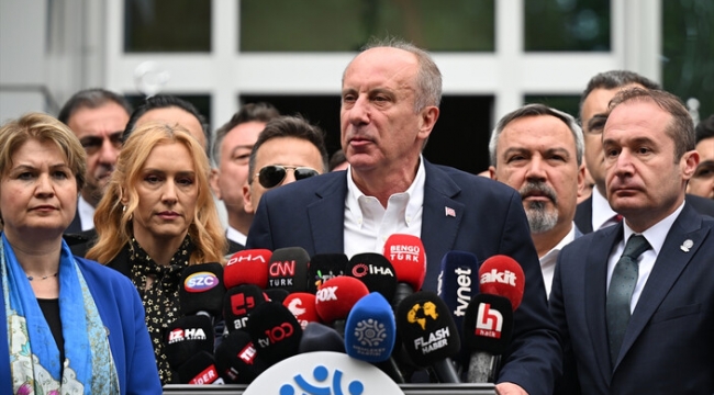 Muharrem İnce adaylıktan çekildiğini açıkladı