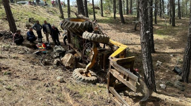 Takla atan kepçenin altında kalan operatör öldü