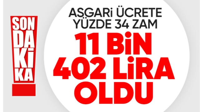 Asgari ücret ara zammı belli oldu