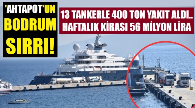 Bodrum'daki bu yatın günlüğü 8 milyon lira