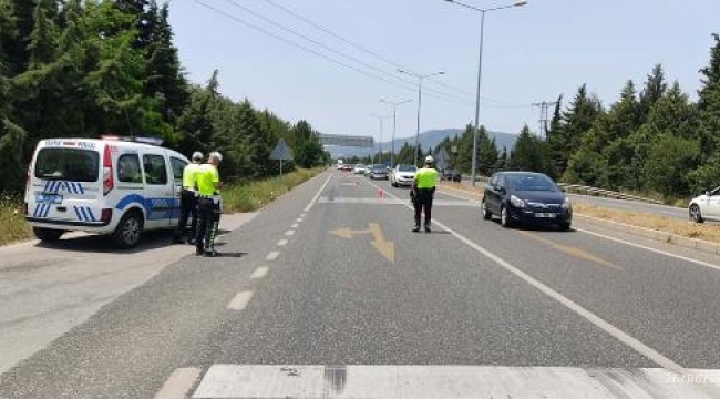 Muğla'da dronla denetimde 18 sürücüye ceza kesildi