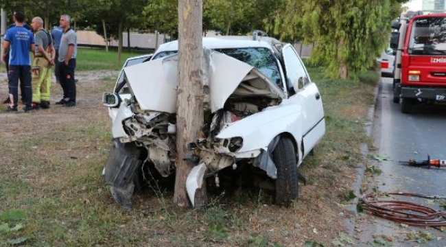 12 gün önce aldığı otomobilde can verdi 