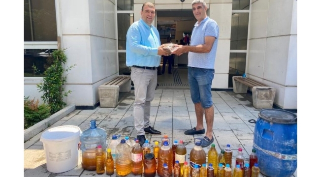 Atık yağlar toplandı, milyarlarca litre su kirlenmekten kurtarıldı