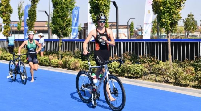 Balıkesir'de Avrupa Triatlon Şampiyonası heyecanı yaşandı