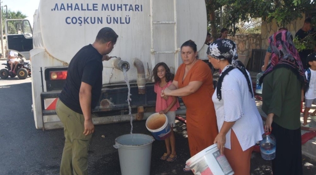 Bodrum'da tankerle su dönemi