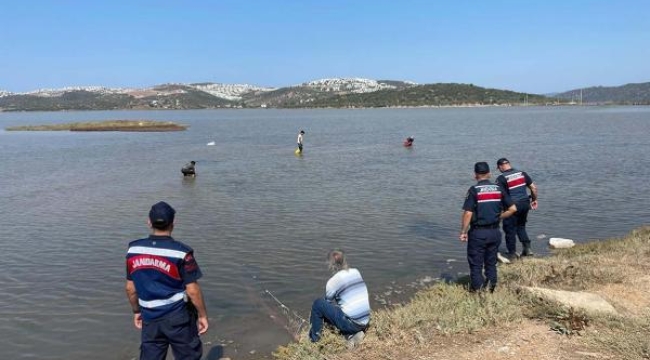 Milas'taki festivalde çalınan o heykelin başı, gölde bulundu