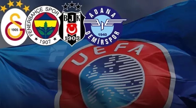 UEFA ülke puanı sıralamasında 9. olduk