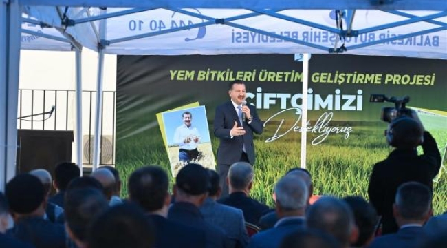 Balıkesir'de üreticiye süt otu tohumu desteği verildi