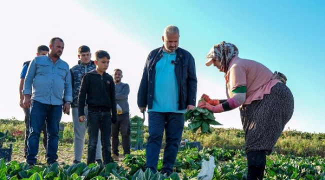 Menemen'de tarladan sofraya birlik rüzgarı