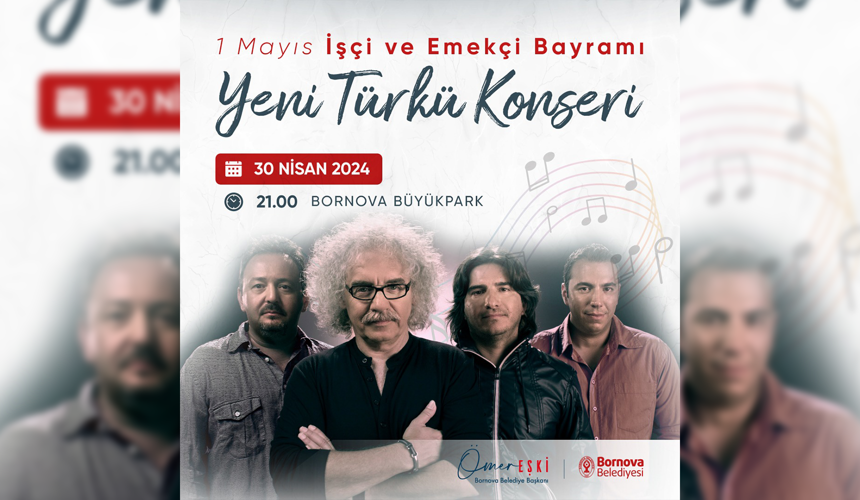 Bornovalılar 1 Mayıs'ı Yeni Türkü konseriyle kutlayacak
