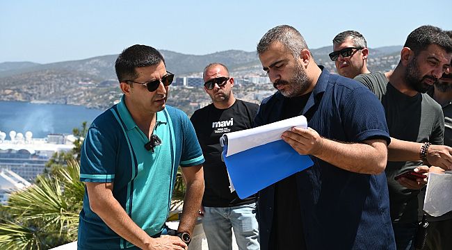 Başkan Ömer Günel Kesedağı'nı kente kazandırmak için kolları sıvadı