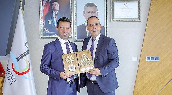 Başkan Önal, Lefkoşa Türk Belediyesi Başkanı Harmancı'yı ağırladı