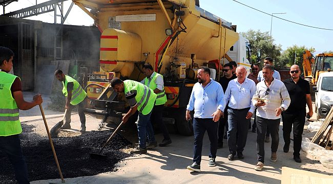 Başkan Turan onarım çalışmalarını sahada inceledi