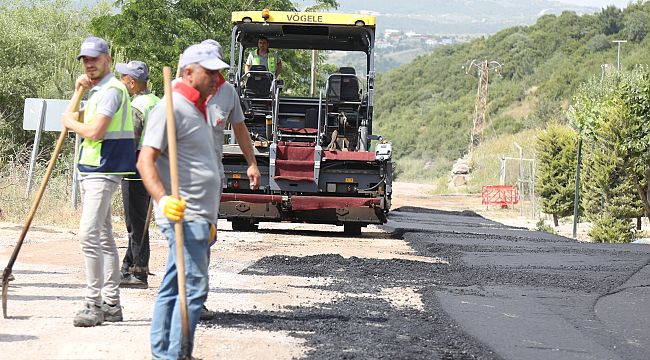 Bornova'da asfalt rekoru