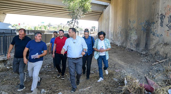 Bornova'da yeni yol çalışması