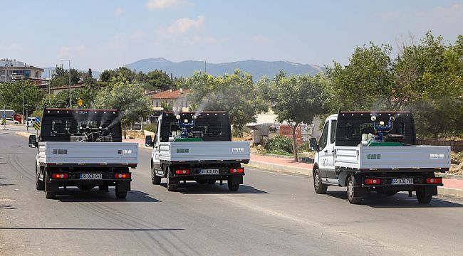 Buca'da ilaçlama son hızla devam ediyor