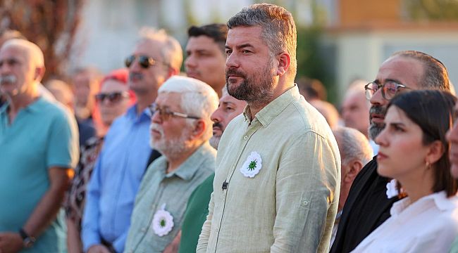  Buca'da Srebrenitsa için duygu dolu anma töreni