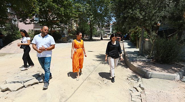 Filiz Başkan sahada: Eşref Arna'da çalışmalar başladı