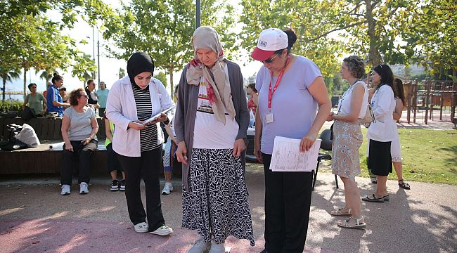 Konak'ın parklarında sağlık var