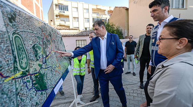 Başkan Tugay Buca'da sürdürülen İZSU çalışmalarını inceledi