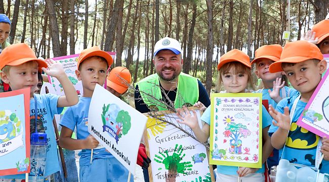 Buca'da yangın riskine karşı orman temizliği