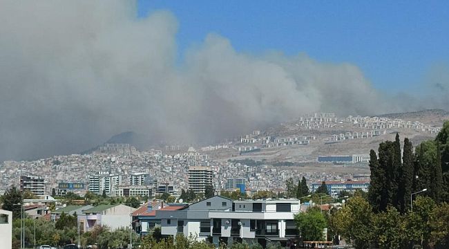 Yamanlar Dağı yangını yerleşim yerlerine yaklaştı