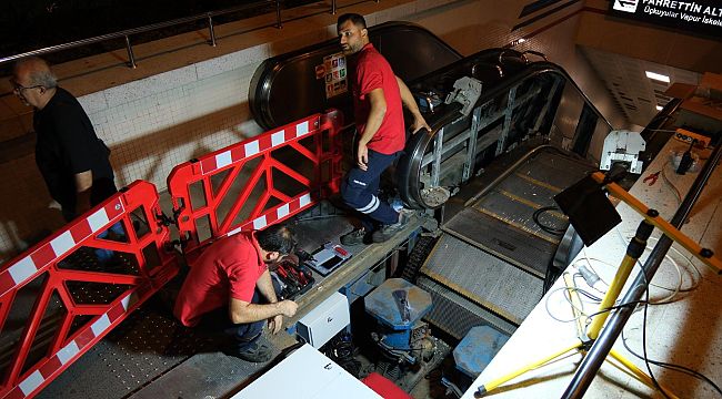 İzmir'in yürüyen merdiven ve asansör bakımlarında son viraj