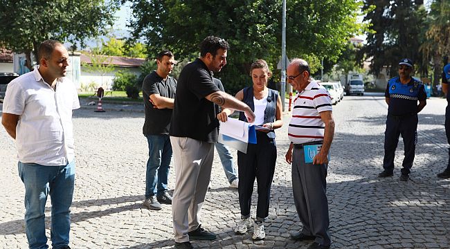 Başkan Sengel, mahalleyi karış karış gezdi, çalışmaları inceledi